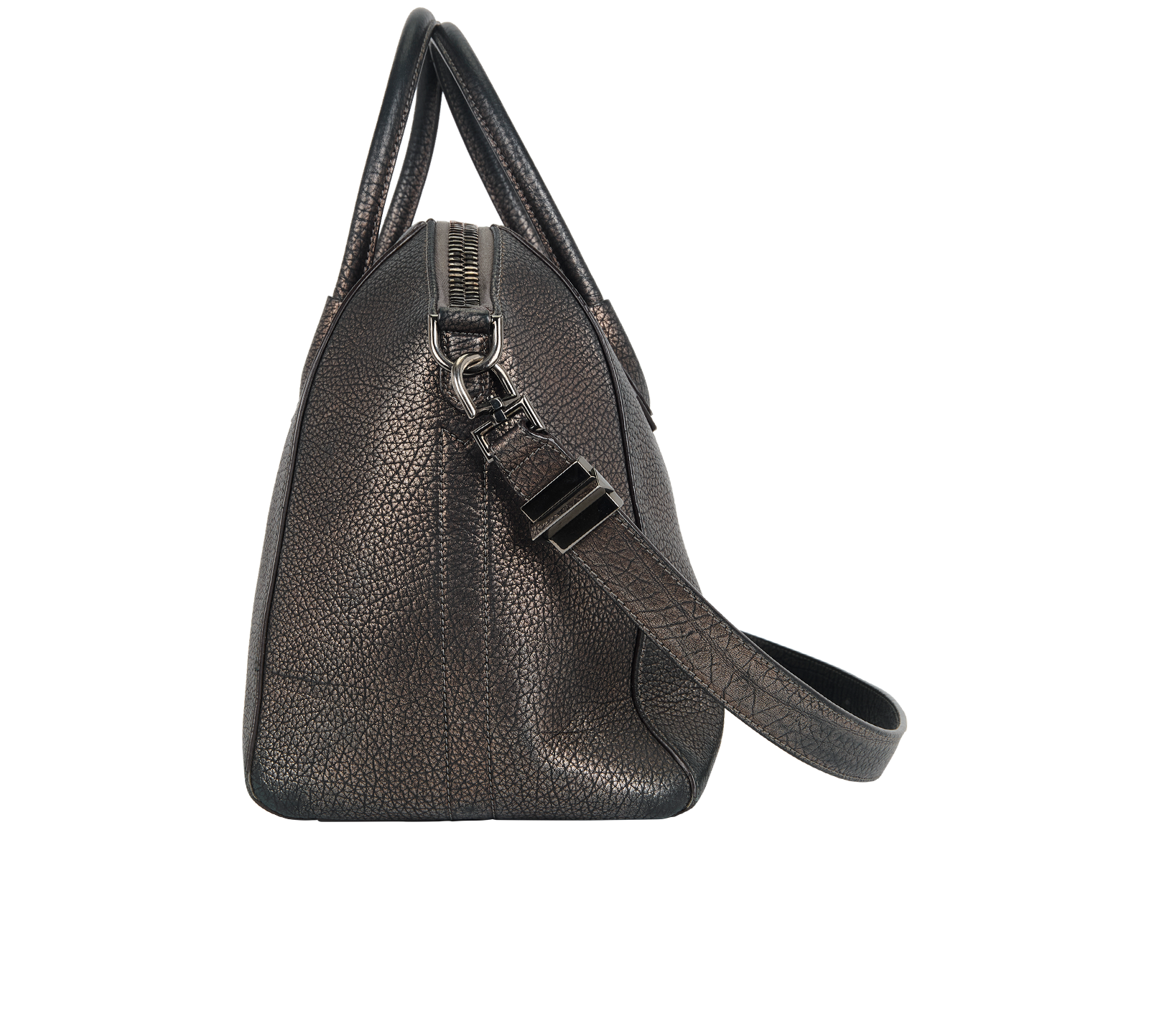Medium Antigona, &pound;250, Handbags, Grey, Leather, Bottom view